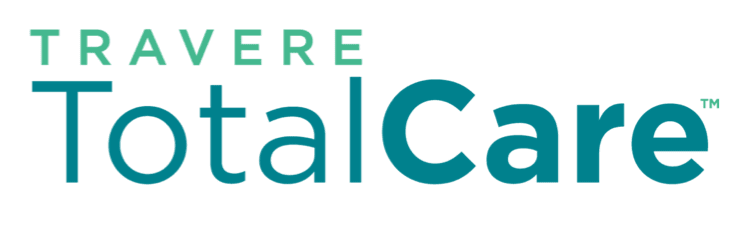 Logo for Travere TotalCare™ patient program.